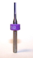 (10) 1.60mm (.0630″) 3 FLUTE CARBIDE ENDMILLS – 0 HELIX Kyocera Tycom 1735.0630