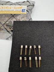 10 PCS 2N2369 National Semiconductor NPN Gold colored Transistor 40V 0.2A TO-18