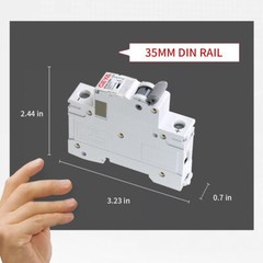 GEYA Solar DC Mini Circuit Breaker 1/2P MCB 6/10/16/25/32/40/50/63/80/100/125Amp