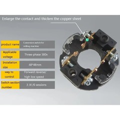 Milling Machine Switch Forward Reverse Two-Speed 3/4/6 Section Mill Switch