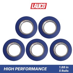 LAUCO Multi-Surface Blue Painter’s Masking Tape, Medium Adhesion, 5 Rolls