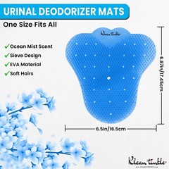 3 – 50 Scented Bathroom Urinal Screens Deodorizing Anti-Splash Fresheners Mats