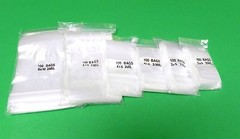 600 Zip Seal Lock Bags 2mil Clear 6 Assorted Sizes 100@ 3×4 3×5 4×4 4×6 6×9 8×10
