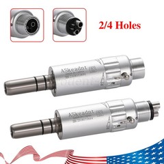 2 HOLES / 4 HOLES Dental Slow Low Speed Handpiece Air Motor E-type ASkeadnt