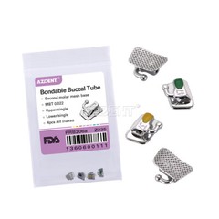 AZDENT Dental Orthodontic Bondable Buccal Tube 1st 2nd Molar MBT/Roth.022/.018