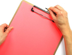 Recycled Wood Clipboards, Low Profile Clip, 6 Pack Clipboards, Letter Size (9 X