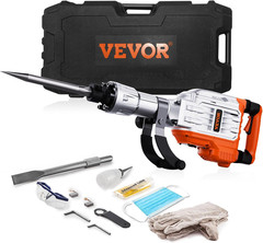 Demolition Jack Hammer, 3500W Jack Hammer Concrete Breaker 1900 BPM Heavy Duty E