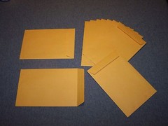 10 – 6 1/2″ x 9 1/2″ Catalog Envelopes. Gummed flap, 28lb Kraft (6.5 x 9.5)