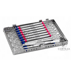 Hu-Friedy Dental Hygiene Instruments Set 10 PCS w/ Sterilization Cassette