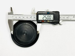 2 1/2 2.5 Inch Flush Mount Black Plastic Body And Sheet Metal Hole Plug Qty