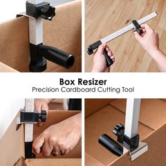 Resizer Tool with Scoring Wheel – Cardboard reducer to Customize Boxes – scor…