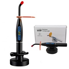 5W Wireless Dental LED Curing Light 1200-2000mw/cm2 Resin Solidify Lamp Black