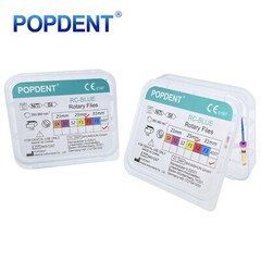POPDENT Dental Endo Rotary Files X-Pro Gold Taper NITI Endodontic Root Files