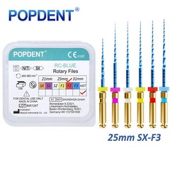 POPDENT Dental Endo Rotary Files X-Pro Gold Taper NITI Endodontic Root Files