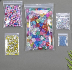 Clear Reclosable Zip Seal Top Lock 4Mil Heavy Duty Bags Plastic 4 Mil
