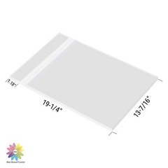 13-7/16″x19-1/4″ Crystal Photo Sleeves Storage Bags 13×19 Art Prints 100 Pack