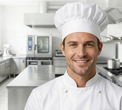 Unisex Chef Hat Adjustable Elastic Baker-Cap-Reusable-Kitchen-Cooking-Hats for M