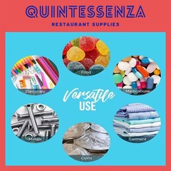 14” x 16” = 4 Mil Thick Clear Zipper Reclosable Poly Bags by Quintessenza