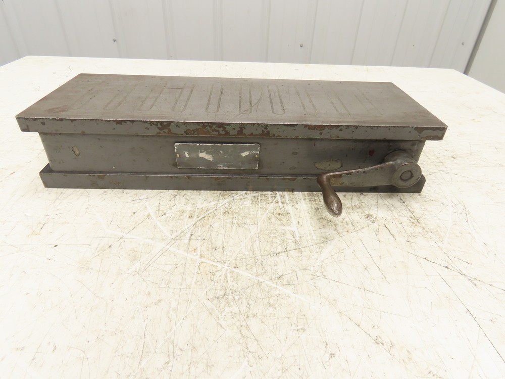 Brown & Sharpe 6″x18″ Rectangular Permanent Magnetic Block Chuck 3.5″ Height