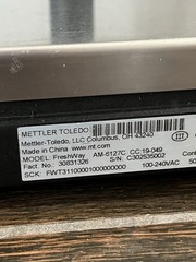 METTLER TOLEDO FreshWay C Scale Retail Scale LArge Touch Screen, Printer And Box