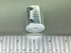 1/2″ X 1/2″ 12.7MM Large Heavy Duty Flexible Motor Shaft Clamp Coupler Coupling