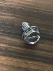 5/16×3/4 hex washer head self tapping, 25 sheet metal screws, type-AB, zinc