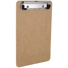 Saunders Hardboard Memo Size Clipboard (6″ x 9″) with Low Profile Clip