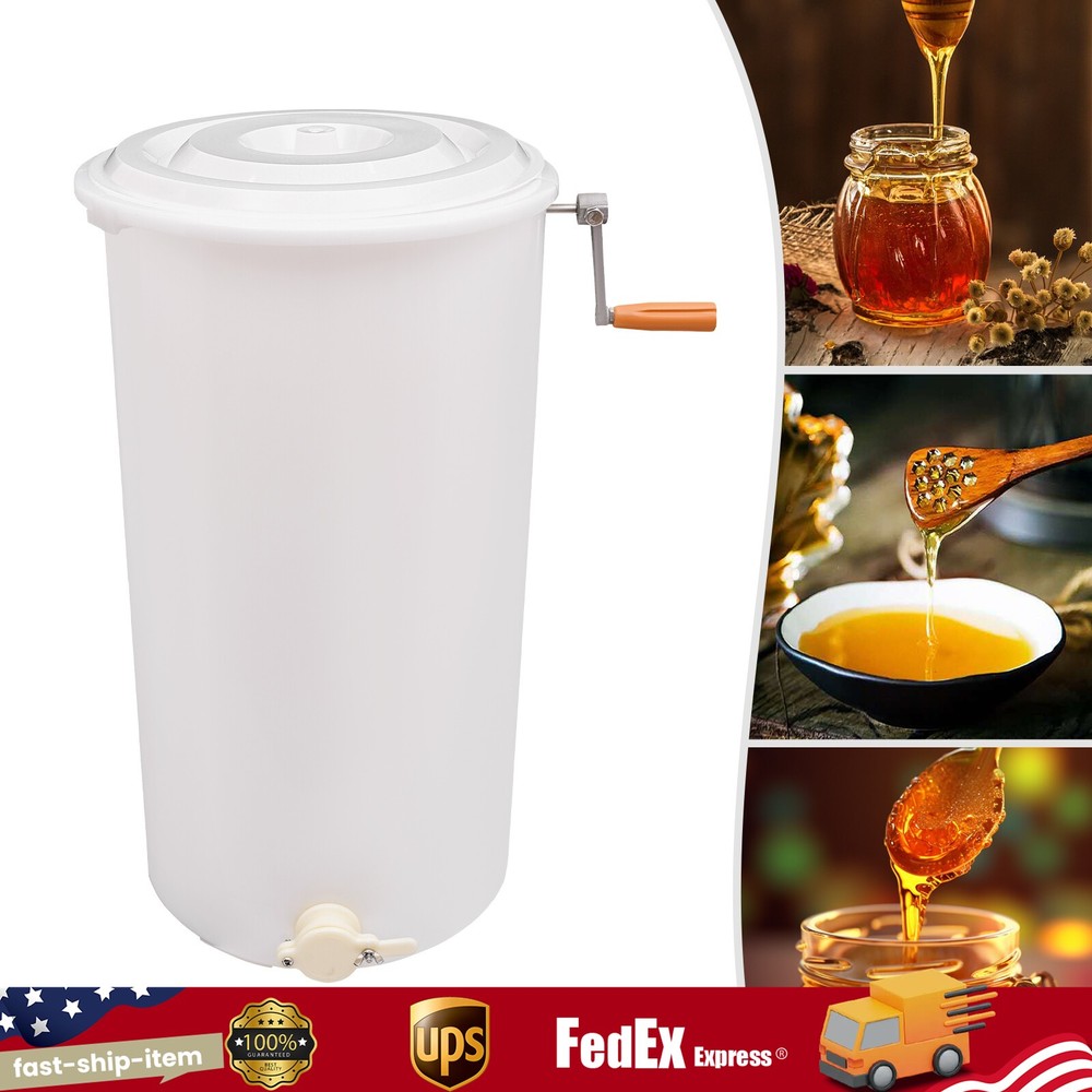 Honey Extractor 2 Two Frame Manual Crank Honey Bee Spinner Beekeeping Equipment