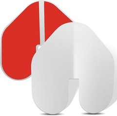 80638 Bow Guard with Notch, Stainless Steel Shield with 3M Adhesive,9 x 8.75 in
