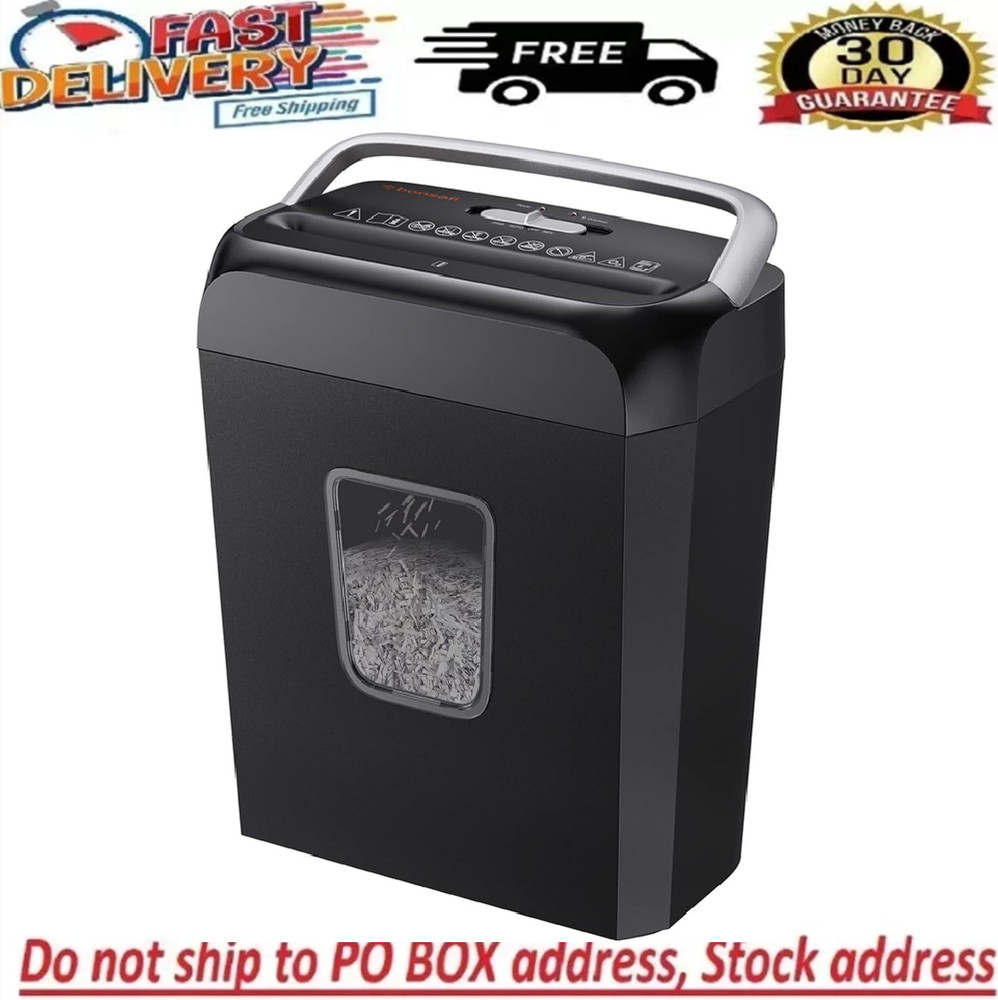 Paper Shredder Cross Cut Commerical Office DVD CD Credit Card Heavy Duty Destroy