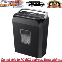 Paper Shredder Cross Cut Commerical Office DVD CD Credit Card Heavy Duty Destroy