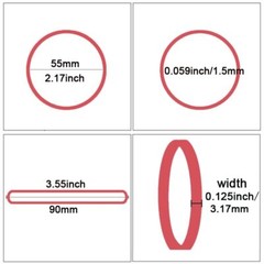 Rubber Bands Size # 33, Multicolors Rubber Bands for Office School Home, 200 Pcs