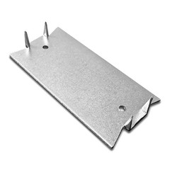100-Pack Heavy-Duty 1.5-inch x 3-inch Steel Nail Plates for Wood Studs