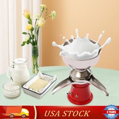 Electric Cream Separator 5L Stainless Steel 10500 RPM 30W Milk Skimmer for Goats