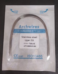 Dental Orthodontic Stainless Steel Wire Round/Rectangular Arch Wires Natural