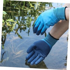 Waterproof Work Gloves Latex Coated Safety Grip For Builders Garden Unisex