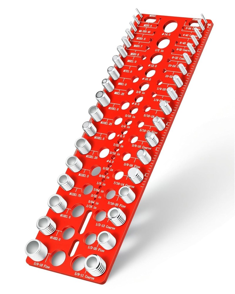 55 Nut and Bolt Thread Checker Thread Checker Standard and Metric…..