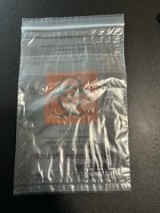Biohazard Specimen Pouch Clear Polyethylene Zip Lock 100 Count 6 x 9 in RD 507
