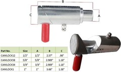 2 Pack 3/4″ Cam Lock Wrecker Twist Lock Plunger Pin Spring Loaded Zinc Plated