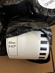 6 Rolls Continuous Paper OFBRO2205 Labels (2-3/7″ x 100 Feet) 62mmx30M
