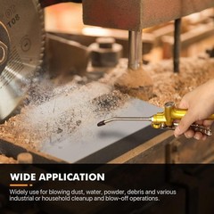 High Volume Industrial Air Blow Gun with Rubber Guard Flow Bent Rod