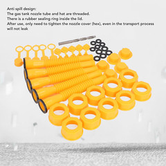 5x Gas Can Spout Nozzle Vent Kit Replacement For Old Style Caps Plastic Gas Cans