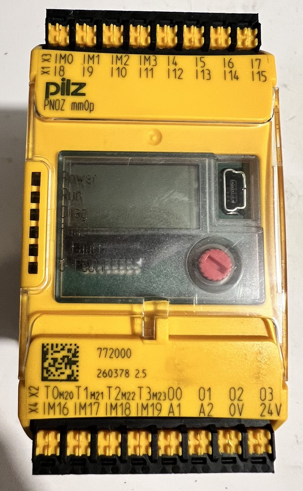 🔥 Pilz 772000 PNOZ Mm0p, 24V, Output Module. Gently used. Free shipping🇺🇸