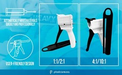 Dental Impression Universal Cartridge Dispenser Delivery Gun 1:1 2:1 House Brand