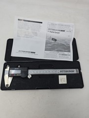 Pittsburgh 62569 Digital Caliper, 6″ with SAE and Metric Fractional Readings
