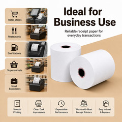 (10) 3-1/8″ x 230′ THERMAL POS RECEIPT PAPER ROLLS