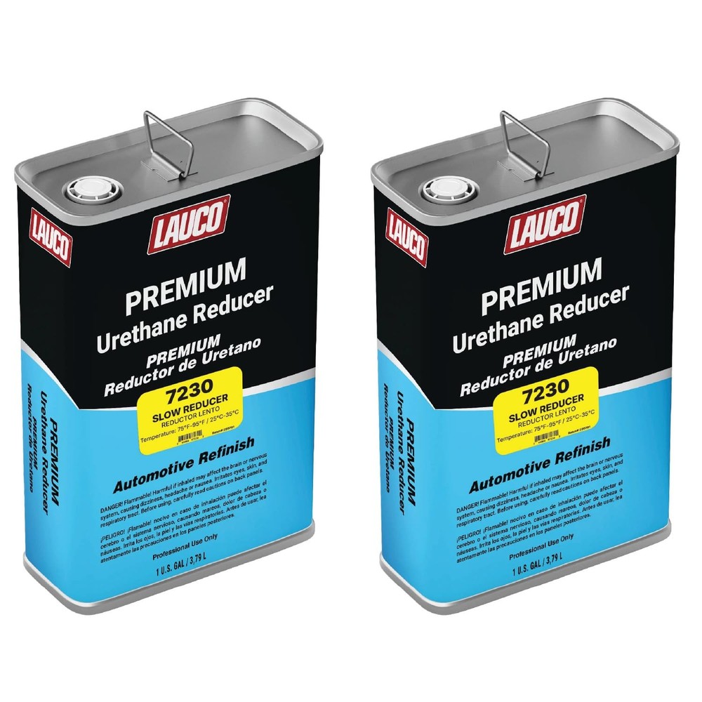 LAUCO Slow Urethane Grade Reducer (7230), 2 Gallons, 75°F – 95°F – For
