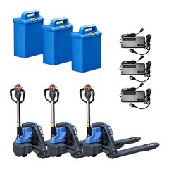 Multiple electric pallet trucks 4400 Lbs Power Pallet Truck 48″ US Free Shipping