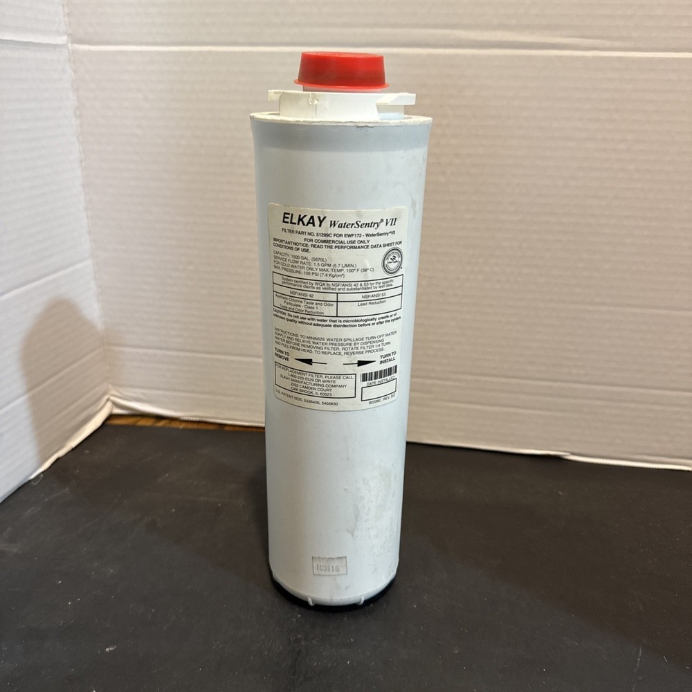 Elkay 51299C Genuine WaterSentry Replacement Water Filter NOS