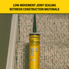 Stanley S501 Painter’s Choice Latex Caulk Pro Siliconized, 10.1oz 12Pk – White